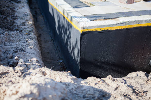 Residential Interior Drainage System installation at a Gallion, AL home by SJ Waterproofing Pros
